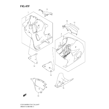 UNDER COWLING (GSX1300RZK7)