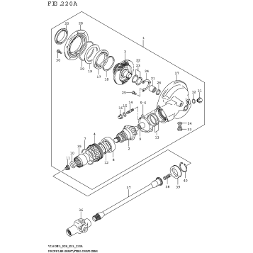 PROPELLER SHAFT/FINAL DRIVE GEAR