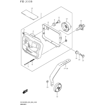 HEADLAMP (DR-Z400SM)