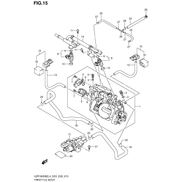 THROTTLE BODY (VZR1800BZL4 E33)