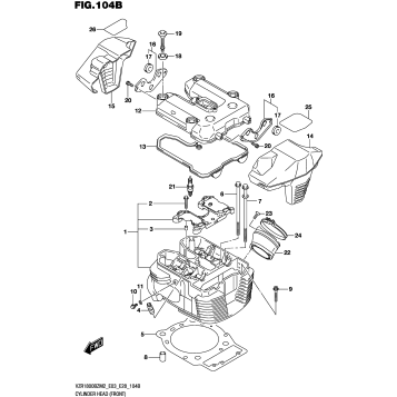 CYLINDER HEAD (FRONT)