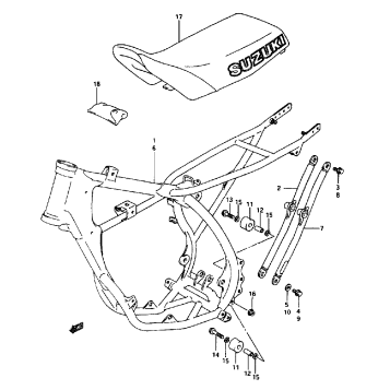 FRAME - SEAT (MODEL H/J/K/L)