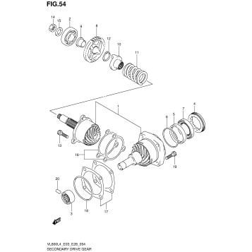 SECONDARY DRIVE GEAR