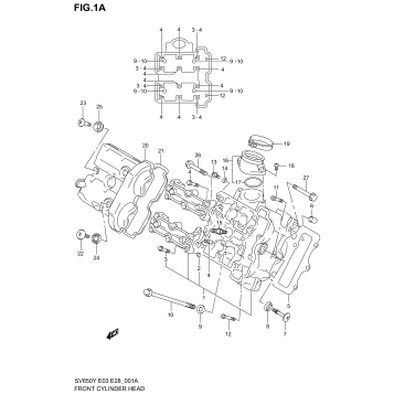 FRONT CYLINDER HEAD