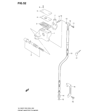 FRONT MASTER CYLINDER (MODEL W/X/Y/K1)