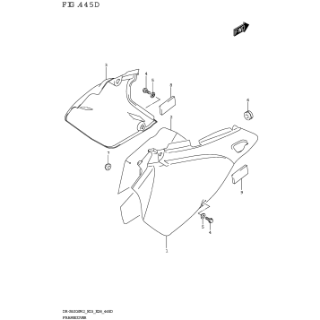 FRAME COVER (DR-Z400S:E33)