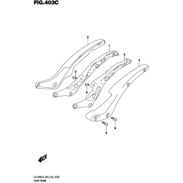 REAR FRAME (VL1500TL9 E03)