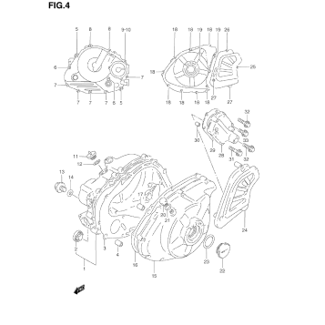 CRANKCASE COVER (MODEL N/P)