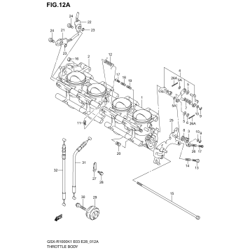 THROTTLE BODY (MODEL K2)