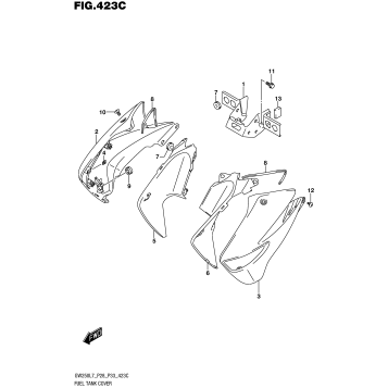 FUEL TANK COVER (GW250L7 P33)