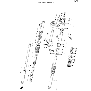 FRONT FORK ( FOR AS50 )