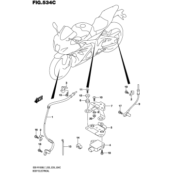 BODY ELECTRICAL (GSX-R1000L7 E33)