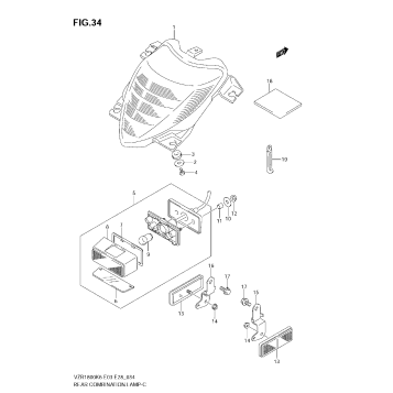 REAR COMBINATION LAMP (VZR1800K6/K7)