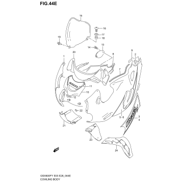 COWLING BODY (MODEL K3)