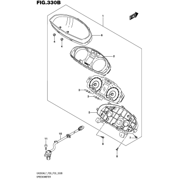SPEEDOMETER (UH200AL7 P33)