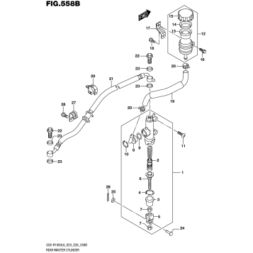 REAR MASTER CYLINDER (GSX-R1000L6 E28)