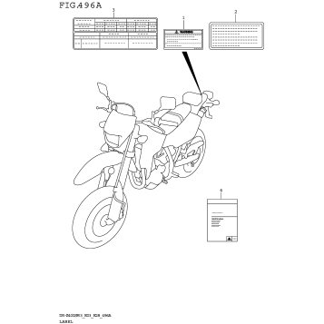LABEL (DR-Z400SM3 E03)
