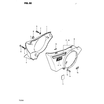 FRAME COVER (TS250T)