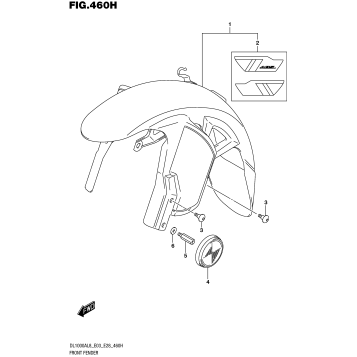FRONT FENDER (DL1000XAL8 E28)