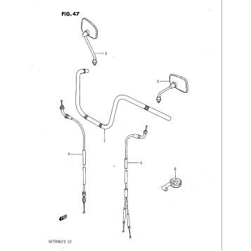 HANDLEBAR - CONTROL CABLE
