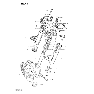 STEERING STEM (GS450TZ