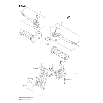 HANDLE LEVER (MODEL K6/K7/K8)