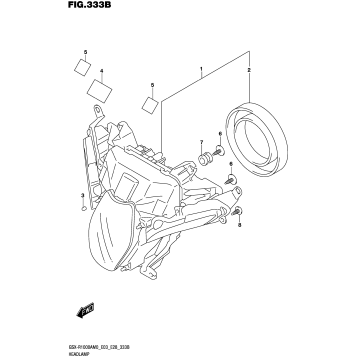 HEADLAMP (GSX-R1000RA,GSX-R1000RZA)