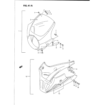 COWLING (MODEL M/N/P/R/S/T OPTIONAL)