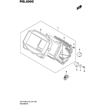 SPEEDOMETER (GSX-R1000AL8 E03)