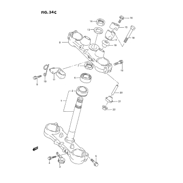 STEERING STEM (MODEL T)