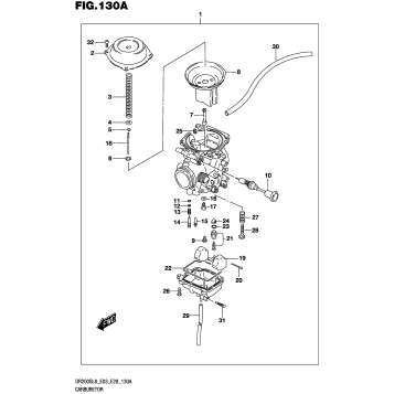 CARBURETOR (DR200SL8 E03)
