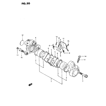 FRONT CALIPER (MODEL N)