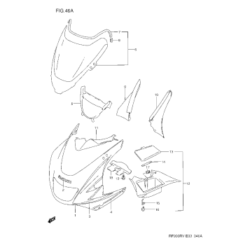 COWLING BODY (RF900RZS)