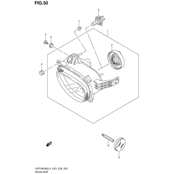 HEADLAMP (VZR1800BZL4 E33)