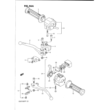HANDLE SWITCH (MODEL K/L/M/N/P)