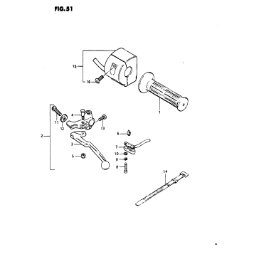 LEFT HANDLE SWITCH (MODEL Z)