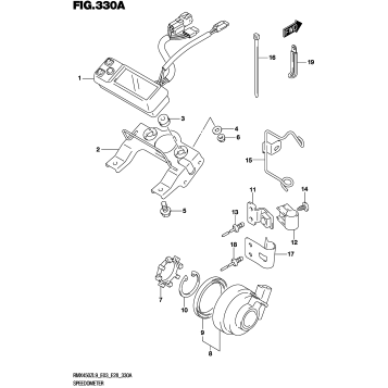 SPEEDOMETER (RMX450ZL9 E03)