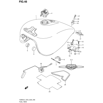 FUEL TANK (VZ800L3 E28)