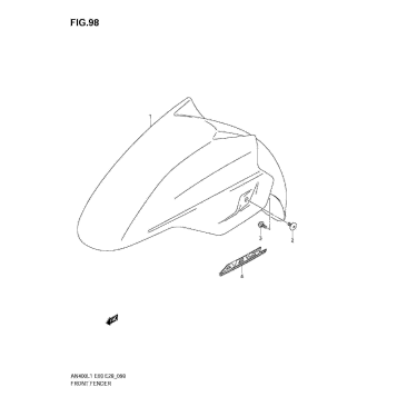 FRONT FENDER (AN400ZA L1 E28)