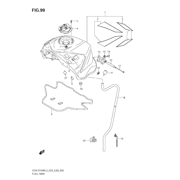 FUEL TANK (GSX-R1000ZL3 E33)