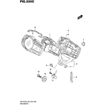 SPEEDOMETER (GSX-R750L8 E33)
