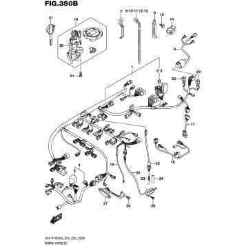 WIRING HARNESS (GSX-R1000L6 E28)