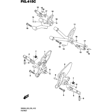FOOTREST (SV650AL9 E28)
