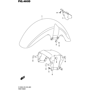 FRONT FENDER (VL1500BTL8 E28)