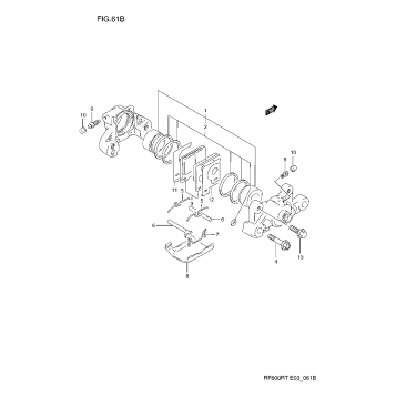 REAR CALIPER (MODEL T)