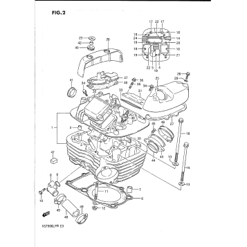 CYLINDER HEAD (REAR)