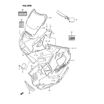 COWLING BODY (MODEL N)
