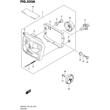 HEADLAMP (DR200SL7 E03)