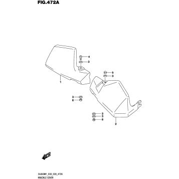 KNUCKLE COVER (DL650XA)