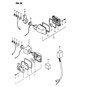TURN SIGNAL LAMP (GS1100ET)